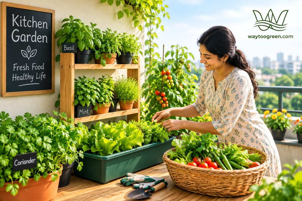 Turn Your Small Space into a Green Kitchen Garden!!! - Cover Image